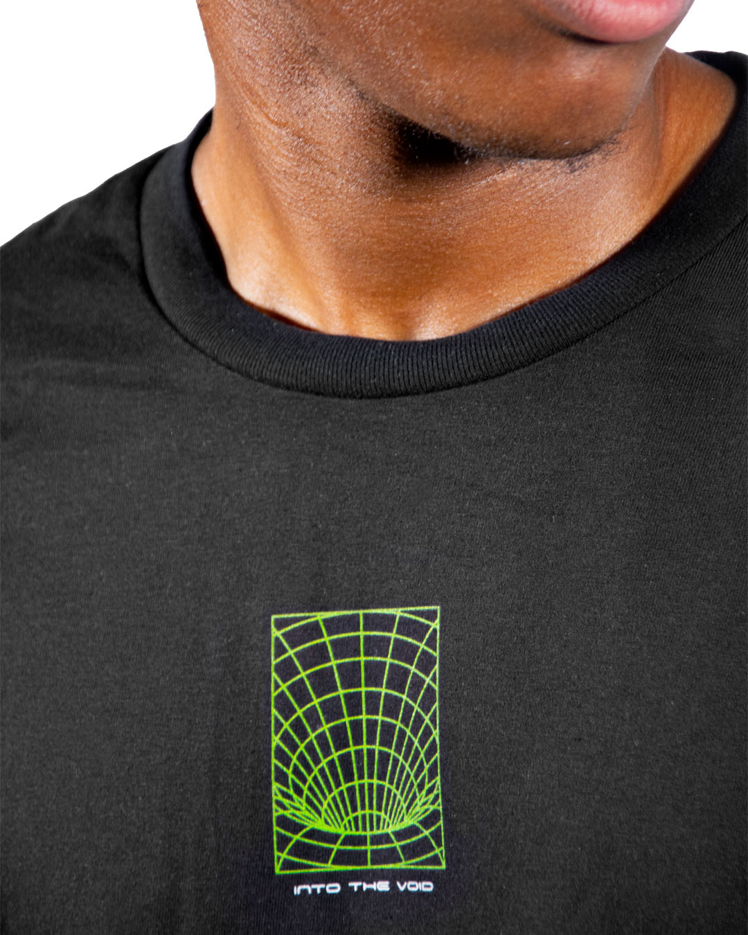 Abstract graphic t-shirt titled Into The Void.