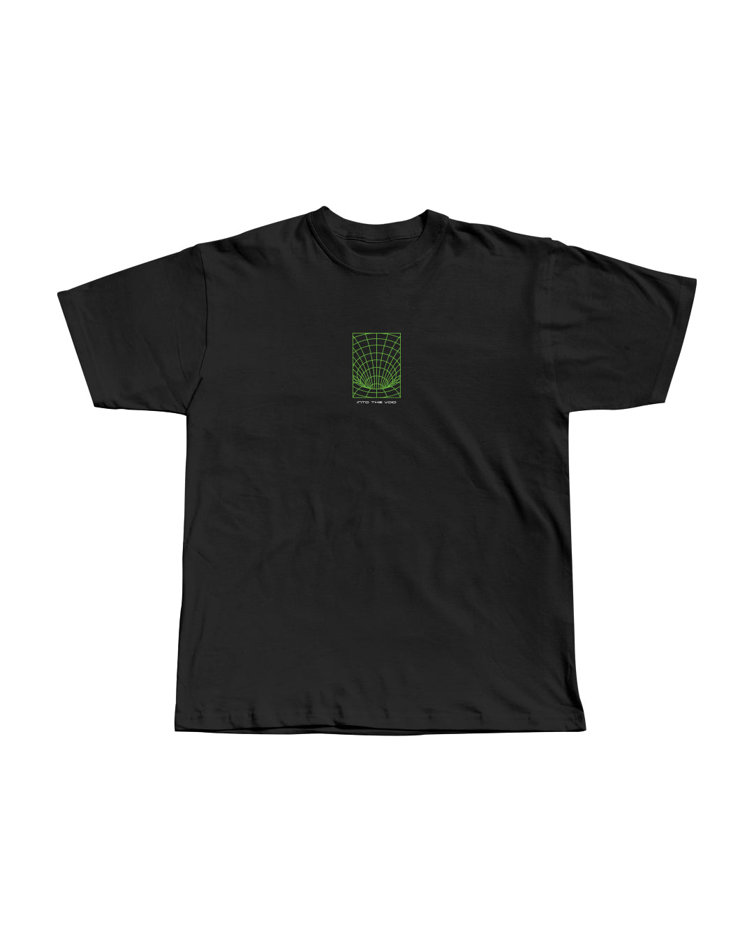 Abstract graphic t-shirt titled Into The Void.
