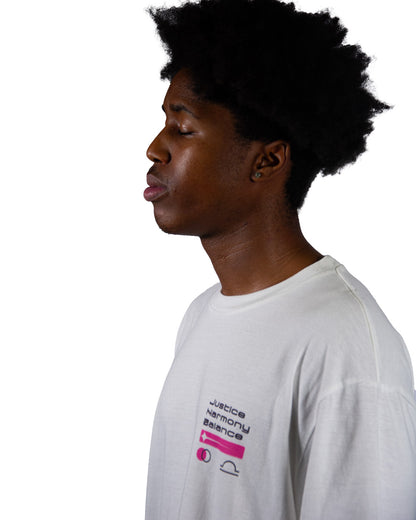 Minimalist graphic t-shirt titled Dike by Glim Clothing.